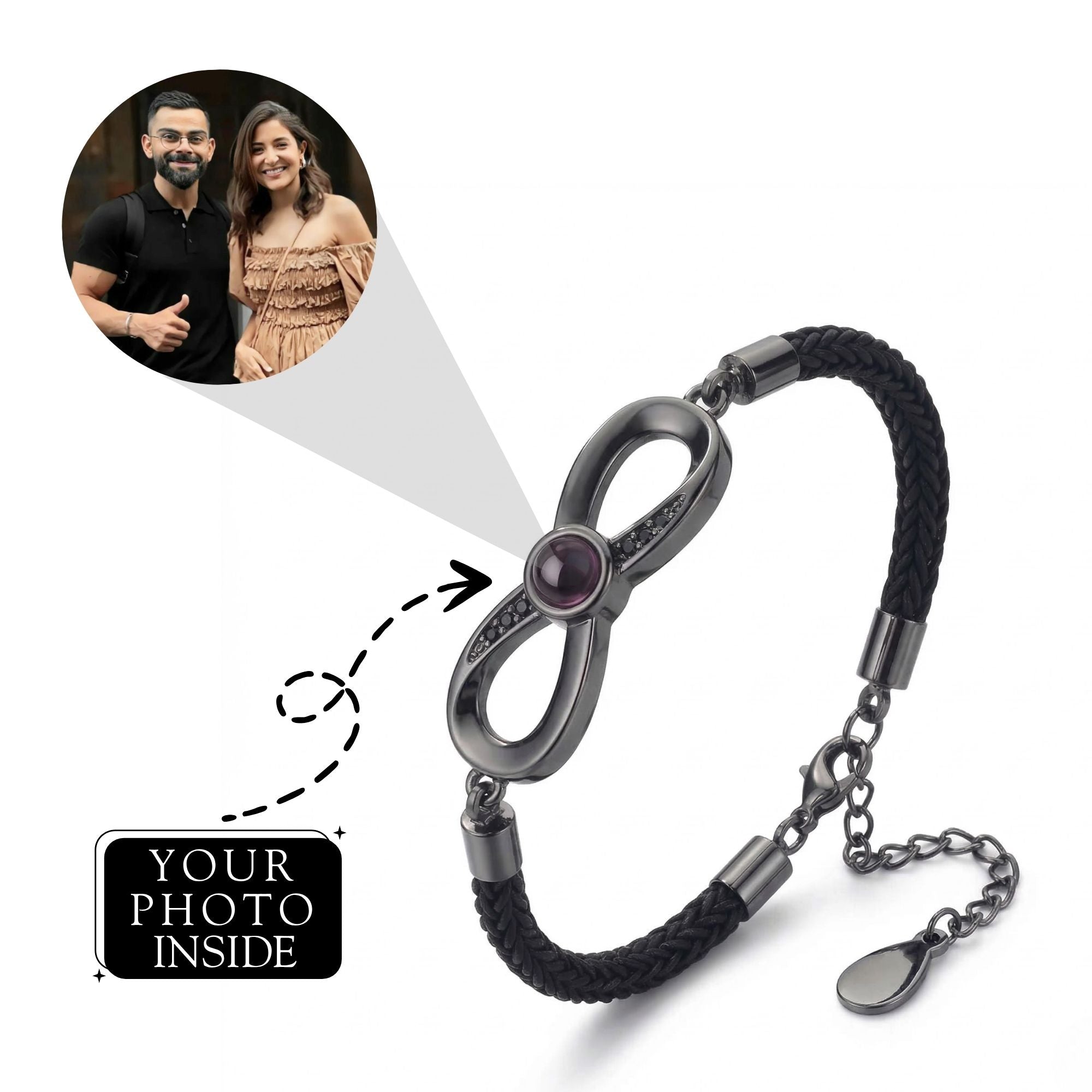 Infinity Braided Adjustable Bracelet – SnapEyelet