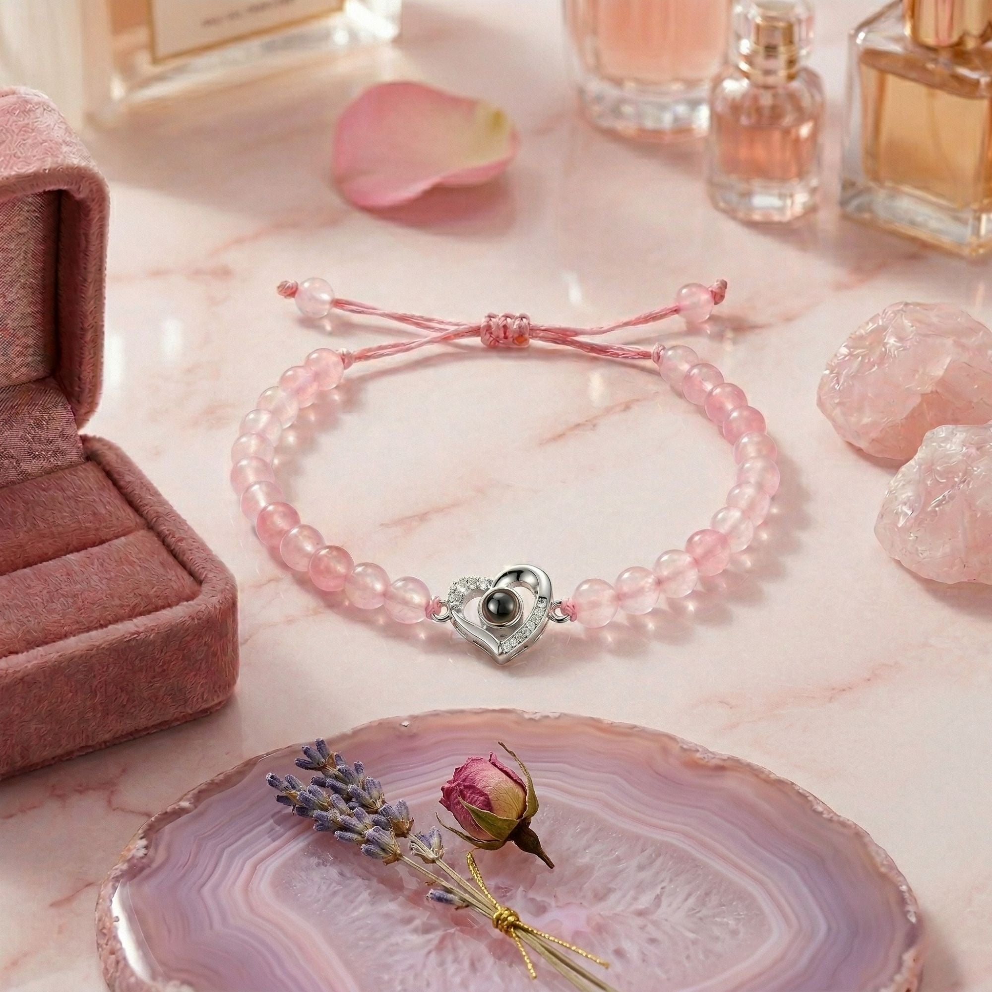 The Hidden Memory Projection beads Bracelet"- SnapEyelet