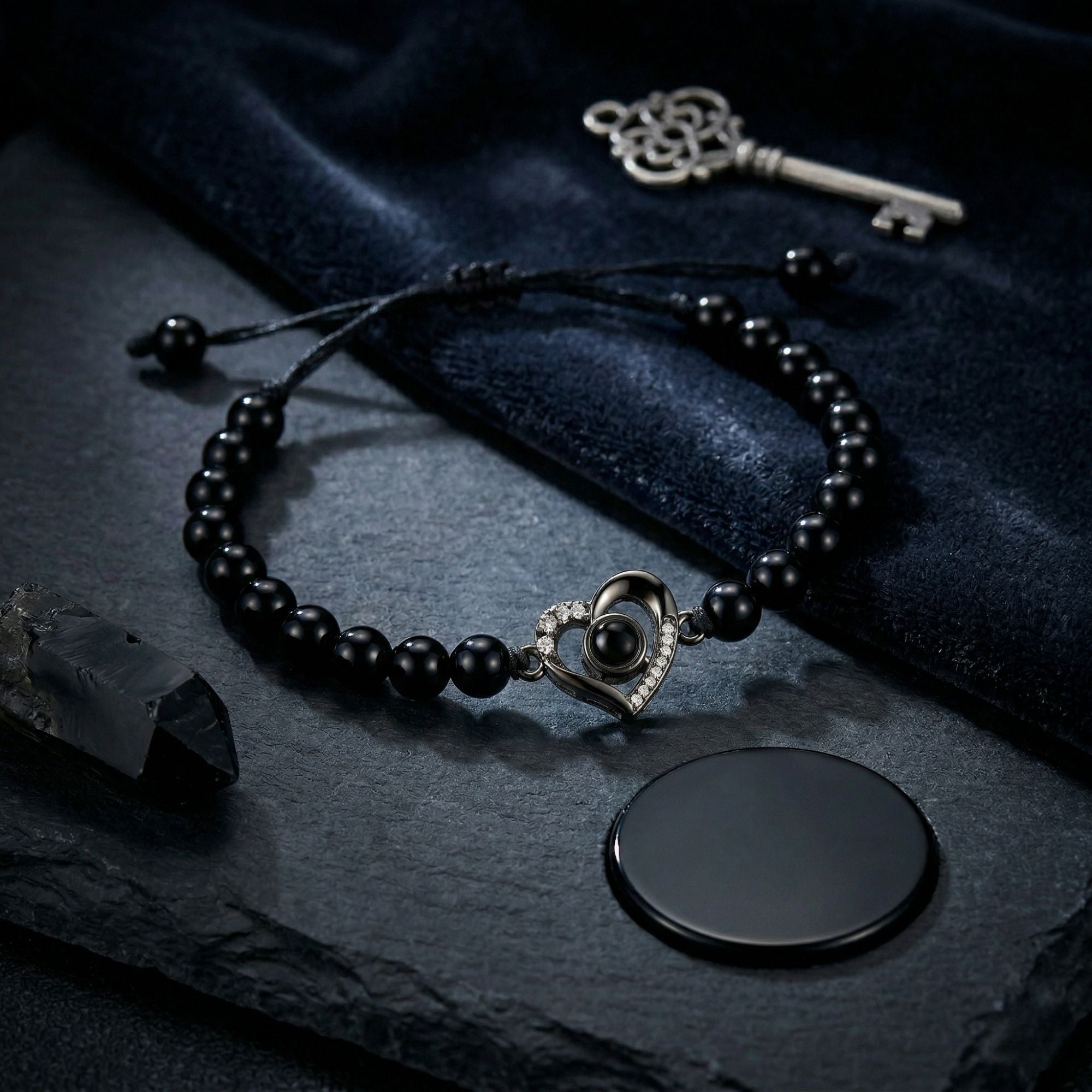 The Hidden Memory Projection beads Bracelet"- SnapEyelet