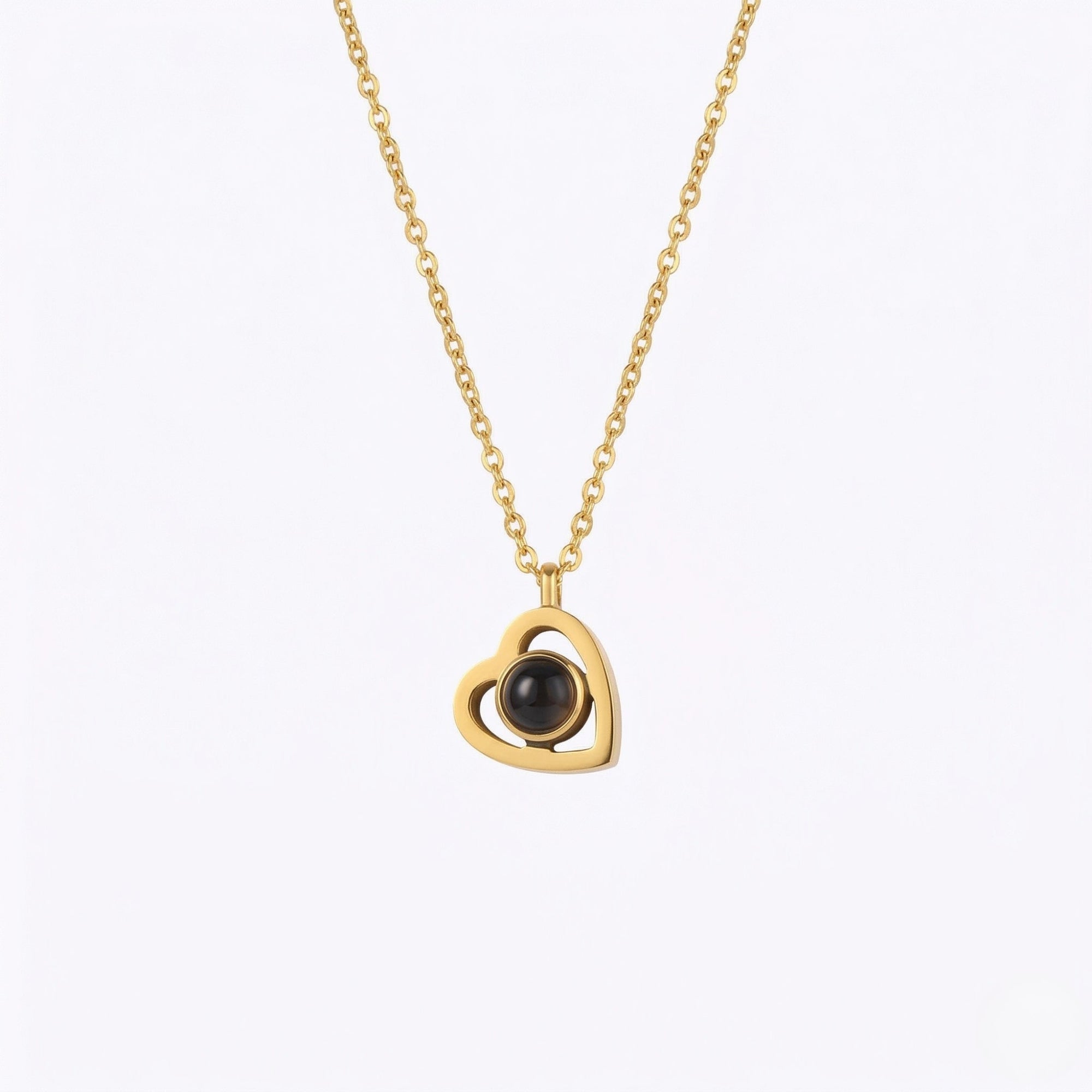 Heart photo projection Necklace-SnapEyelet