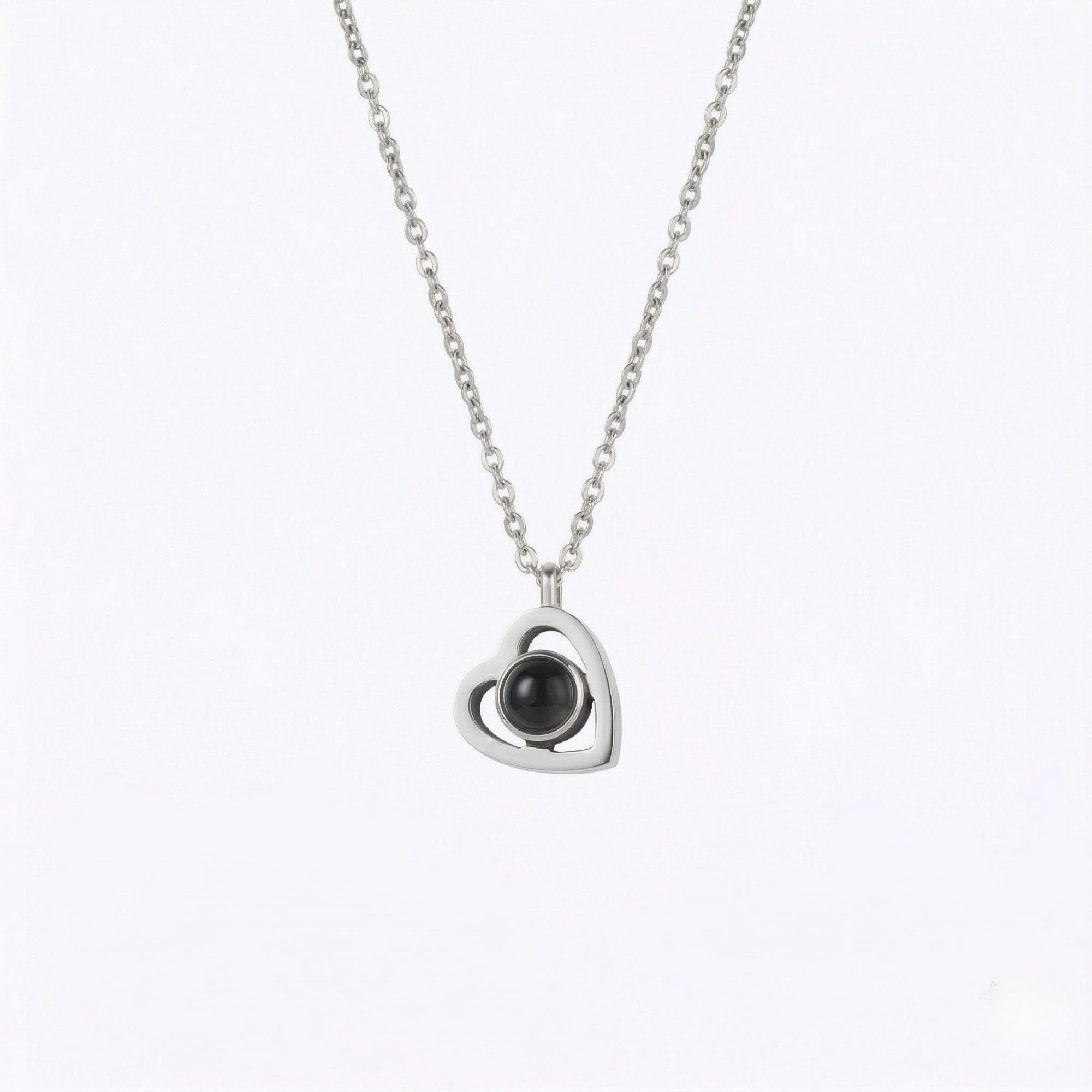 Heart photo projection Necklace-SnapEyelet