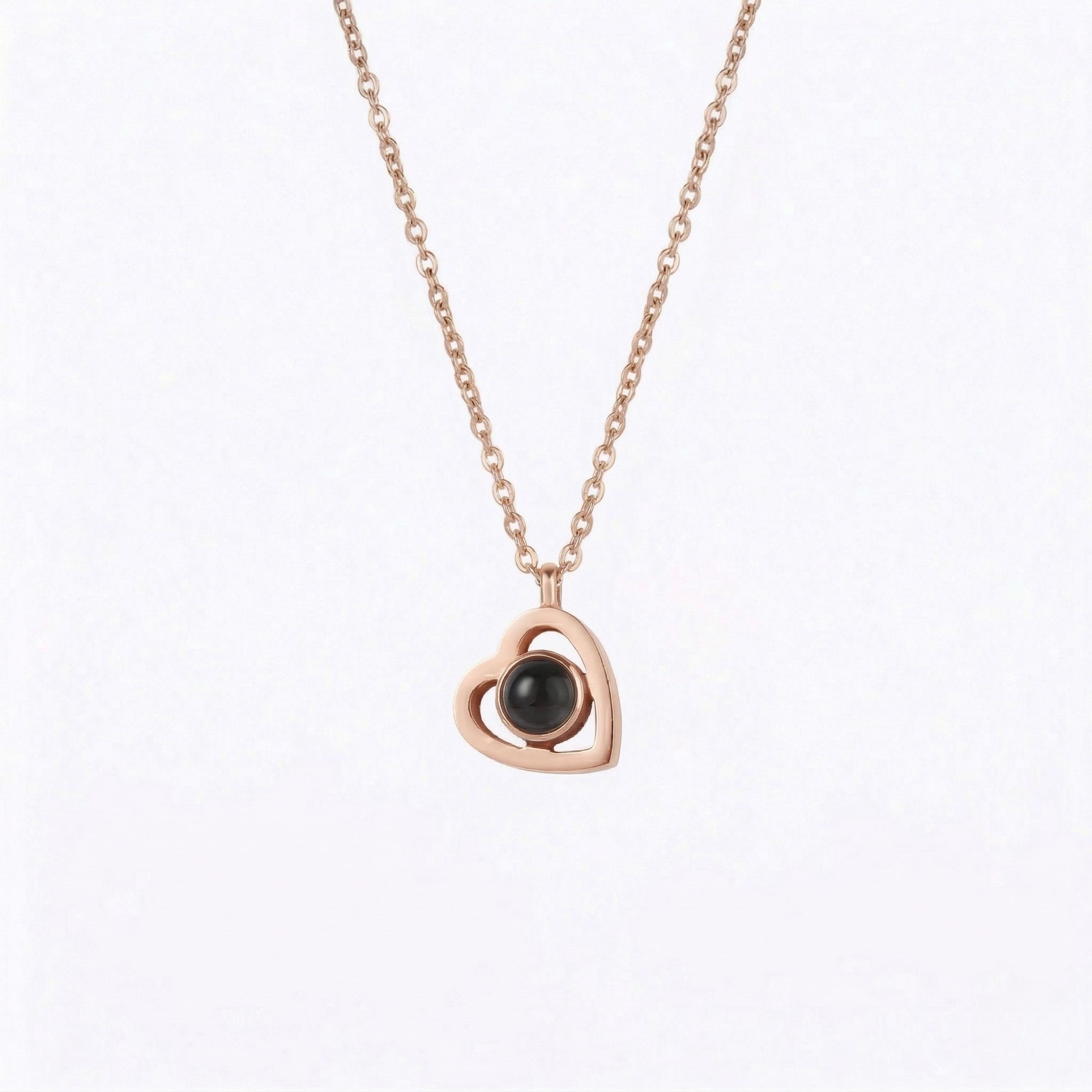 Heart photo projection Necklace-SnapEyelet