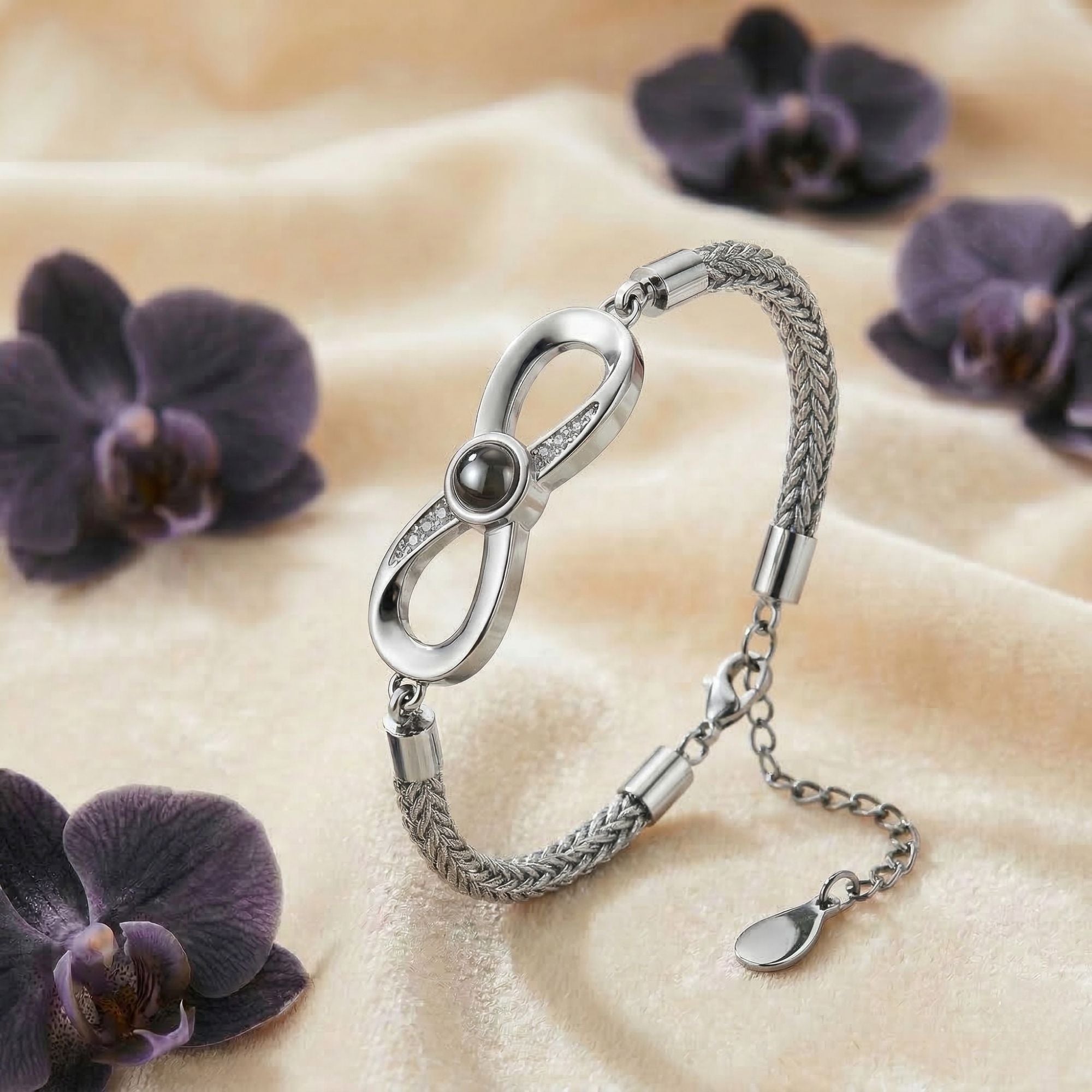 Infinity Braided Adjustable Bracelet – SnapEyelet